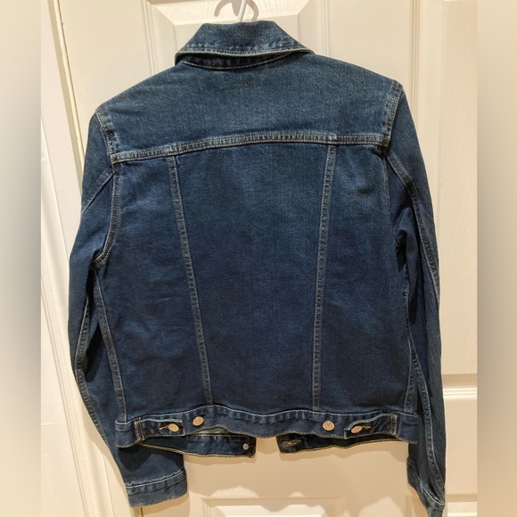 NWT Levi’s Dark Blue Denim Jean Jacket M - Picture 2 of 2